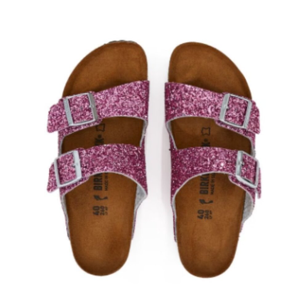 RARE Birkenstock Arizona Glitter Pink Opening Ceremony Collab Size 7 (Euro 38)